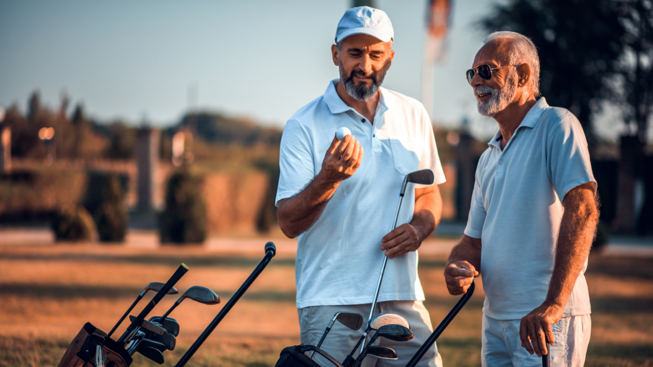 Golf provides physical, mental, and social benefits for older golfers.